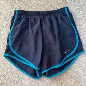 Nike Women’s Black/Teal Tempo Running Shorts